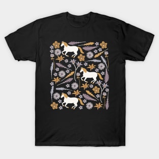 Mares Among Lilies (Autumn) T-Shirt